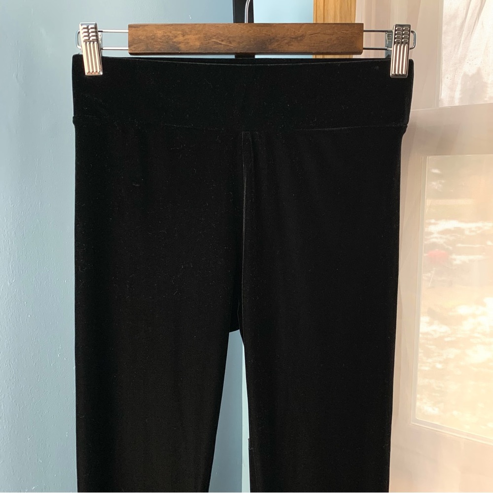 J. Crew Black Velvet Leggings - Picture 3 of 6